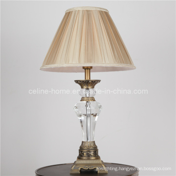 Crystal Table Lamp with Die Casting Decoration (SL82123)